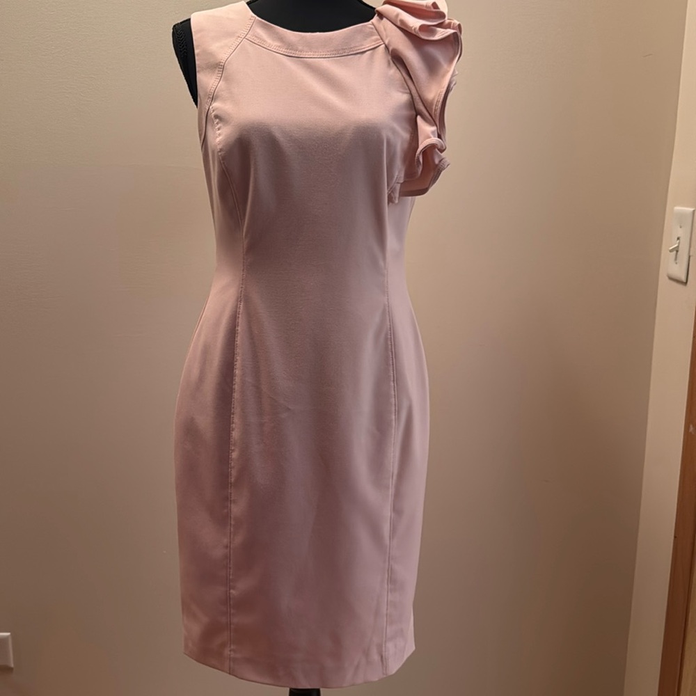 Calvin Klein size 6 pink dress